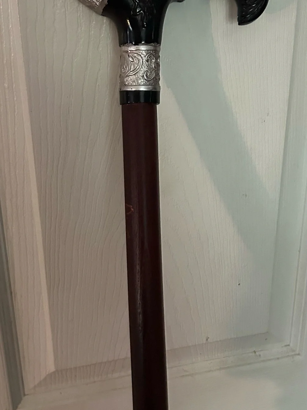 Eagle wood cane